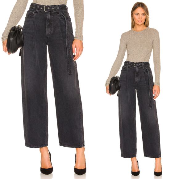 AGOLDE Belted Baggy Jeans Conduct - Picture 1 of 10